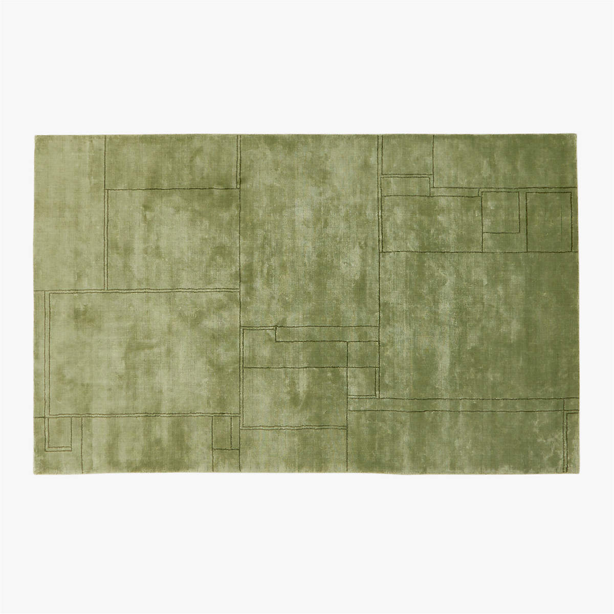 Novelo Tencel Lyocell Handloomed Modern Green Area Rug X Reviews