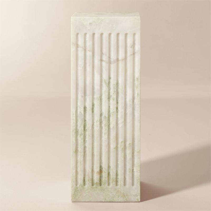 T Tall Marble Side Table