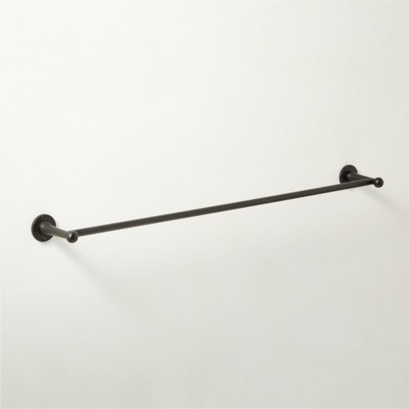 Boule Black Towel Bar 24"