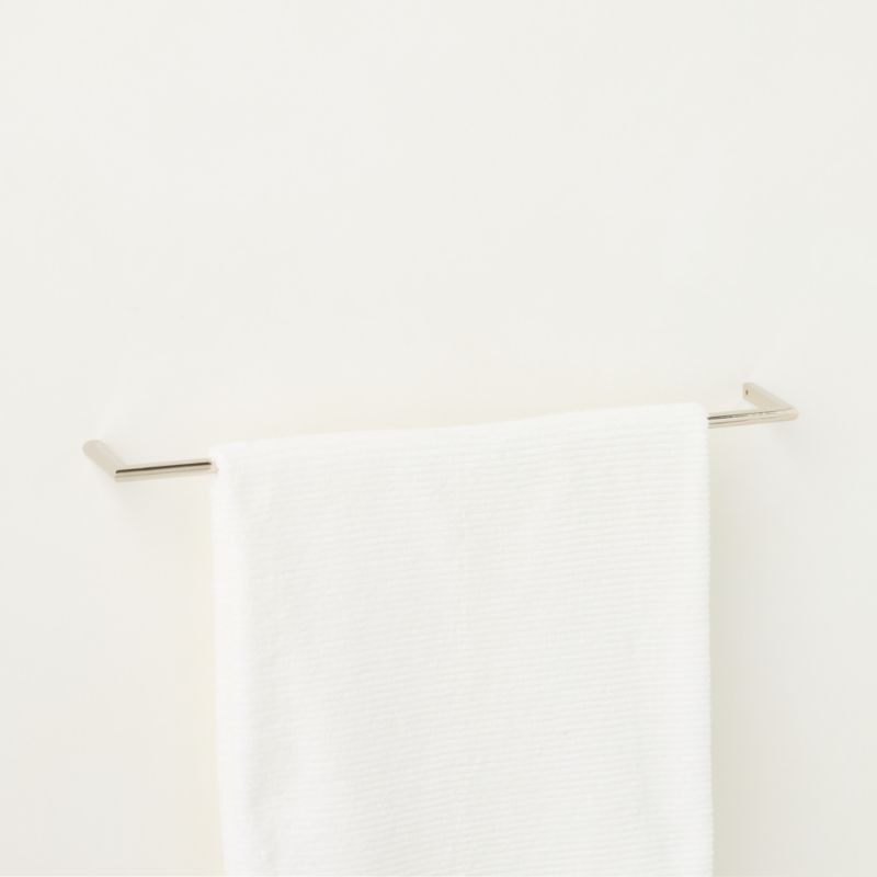 Curveaux Curved Polished Nickel Towel Bar 24"