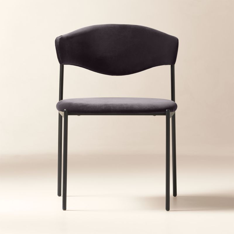 Damato Mink Velvet Dining Chair