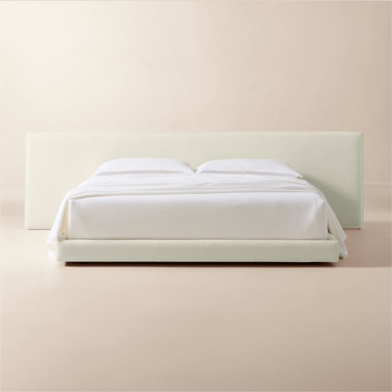 Andes Black Ebonized Oak Wood King Bed