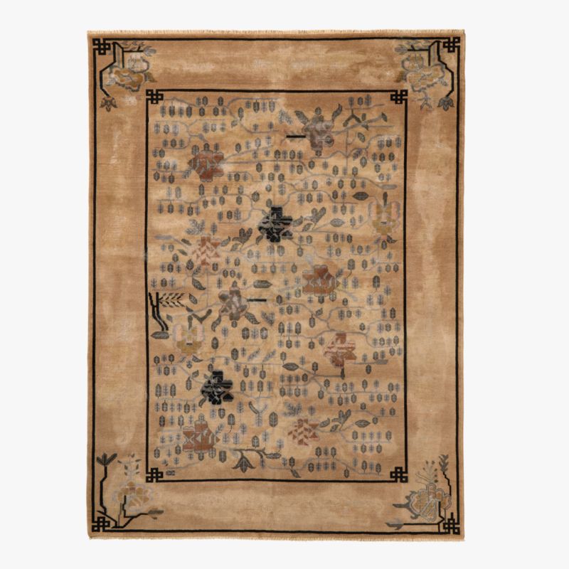 Tovar Handloomed Warm White New Zealand Wool Area Rug 8'X10'