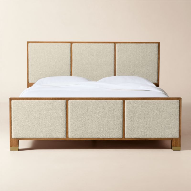 Forte Bello Black Leather Queen Black Bed
