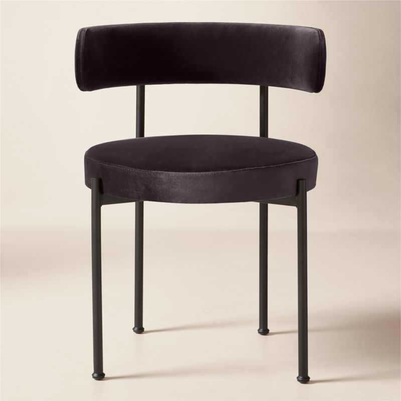 Inesse Mink Velvet Dining Chair Set of 4
