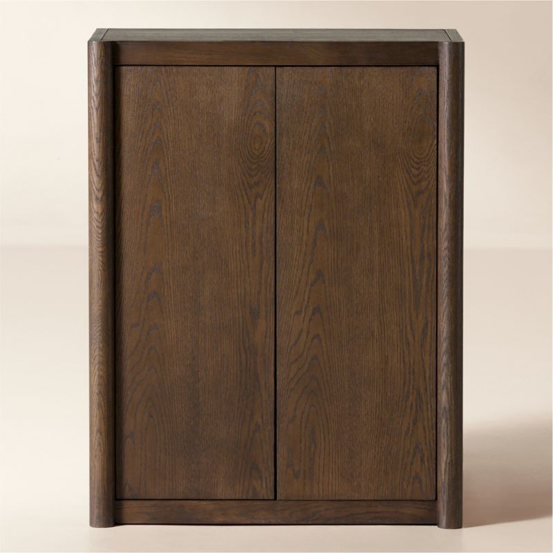Lanzone 10-Drawer Walnut Storage Cabinet by Gianfranco Frattini