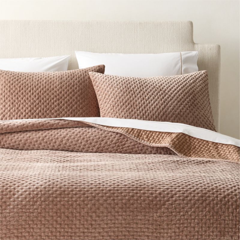 Demar Organic Cotton Sateen Light Taupe King Quilt