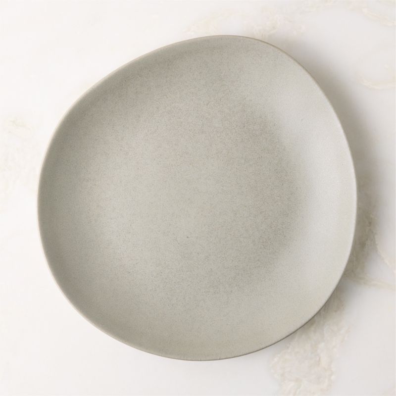 Harper Black and White Splatter Dinner Plate