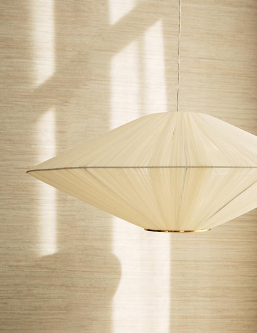 Goldie Nylon-wrapped Pendant Light. Get the look