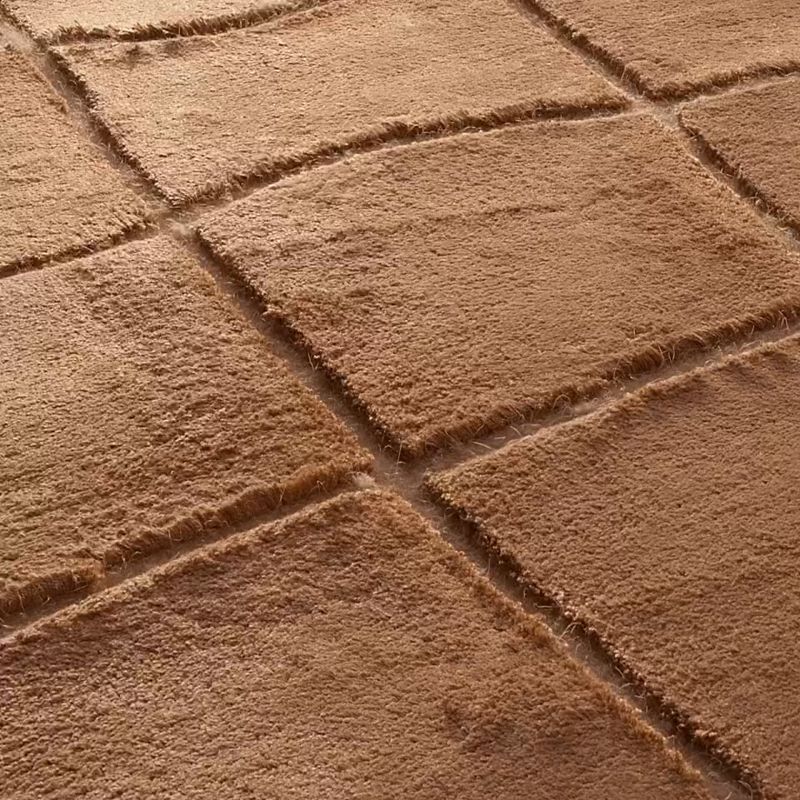 Play Hogan Hand-Knotted Mocha Brown Viscose Area Rug 5'x8' - video 1 of 1