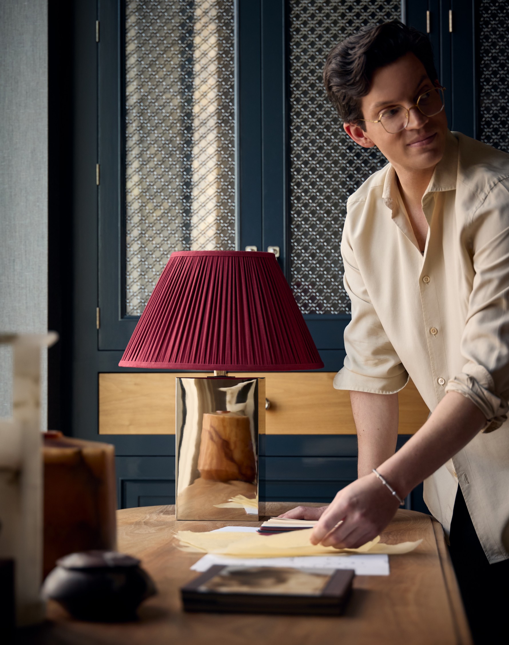 Matthew Fisher at his desk