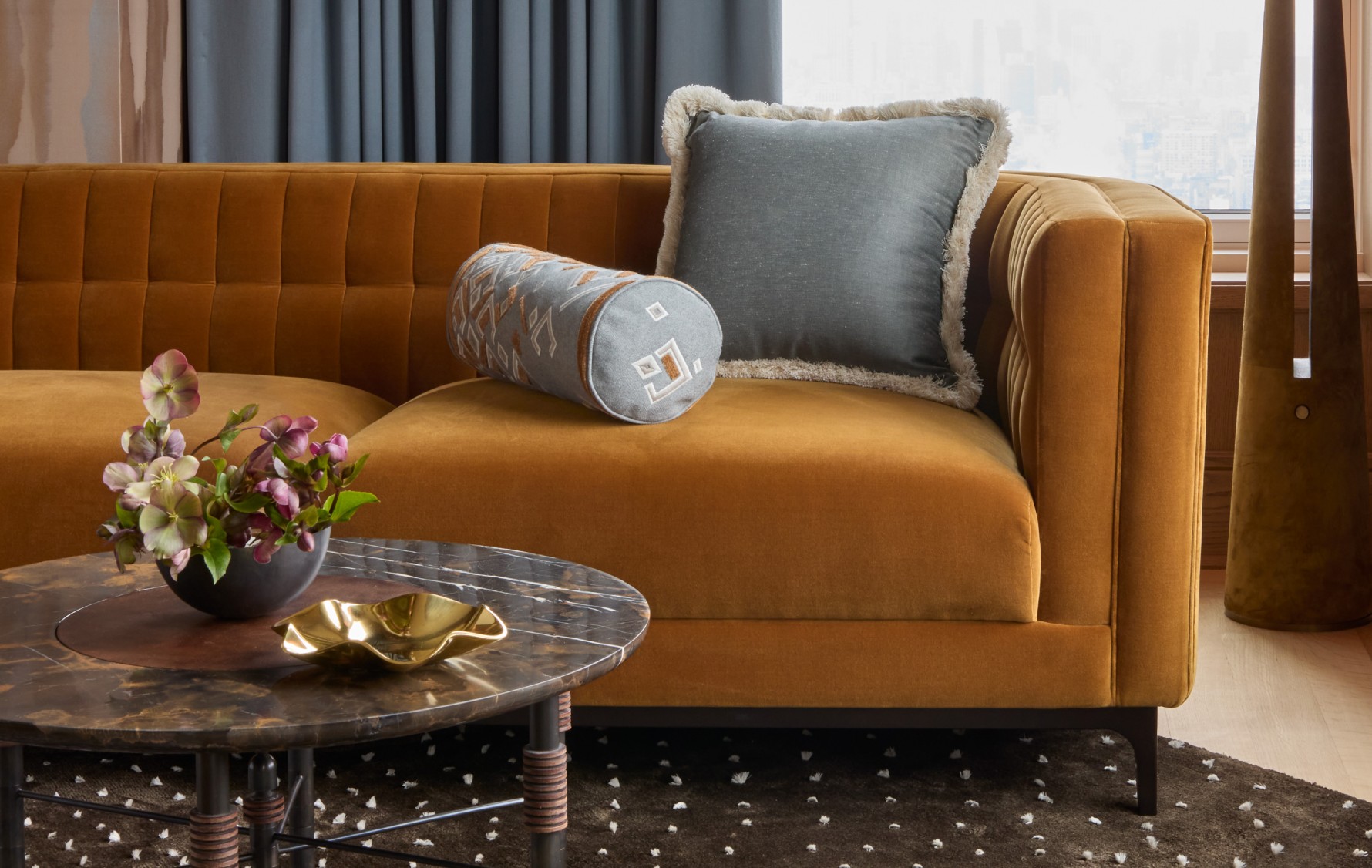 Sofa and coffee table