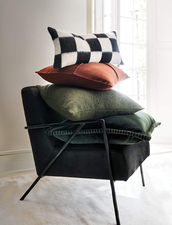 Cb2 decorative hot sale pillows