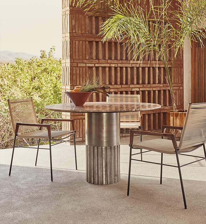 Modern Outdoor Patio Furniture Cb2, Best Material For Outdoor Furniture Canada