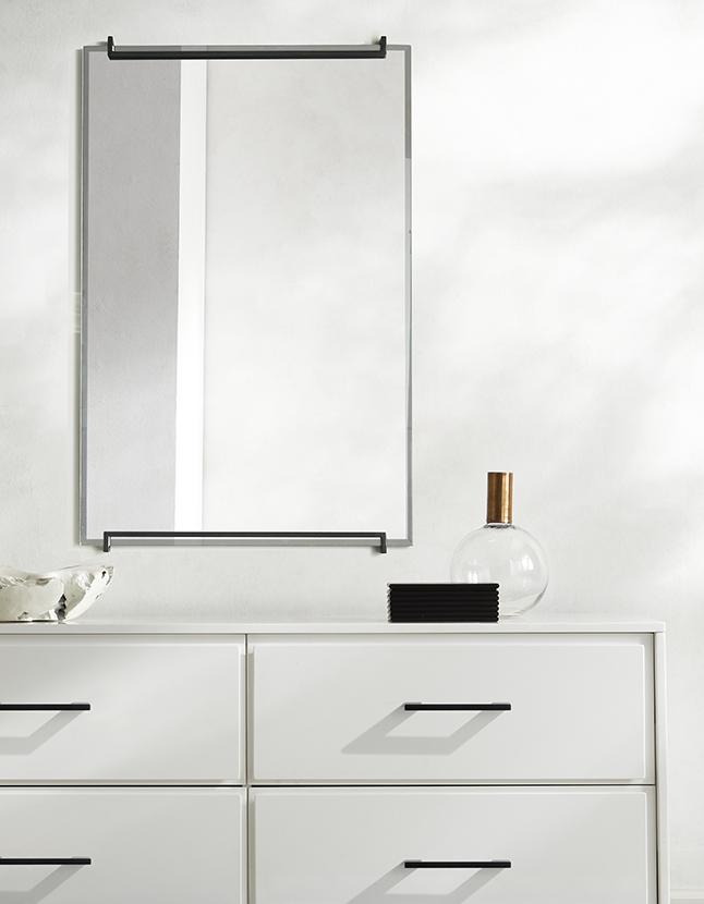 Ophelia hardware and mirror collection. Get the look.