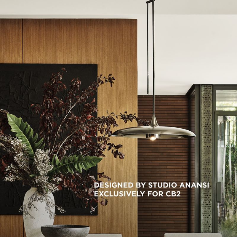 Play Brio Blackened Brass Pendant Light - video 1 of 1