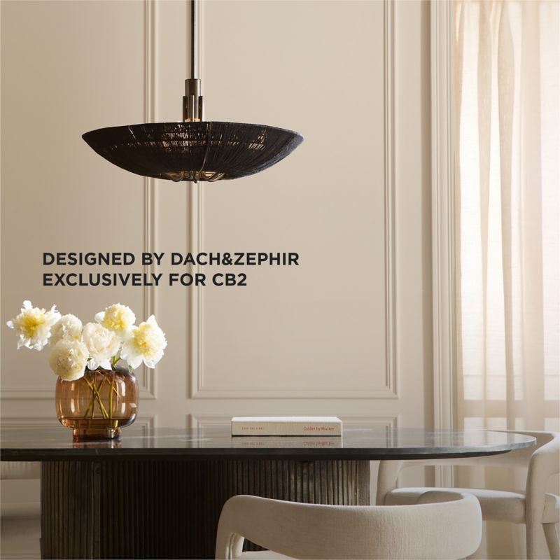 Play Delphine Black Jute Pendant Light - video 1 of 1