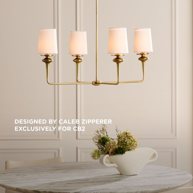 Play Lorent 4-Light Aged Brass Pendant Light - video 1 of 1