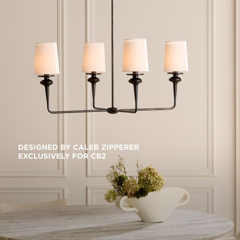 Play Lorent 4-Light Blackened Brass Pendant Light - video 1 of 1