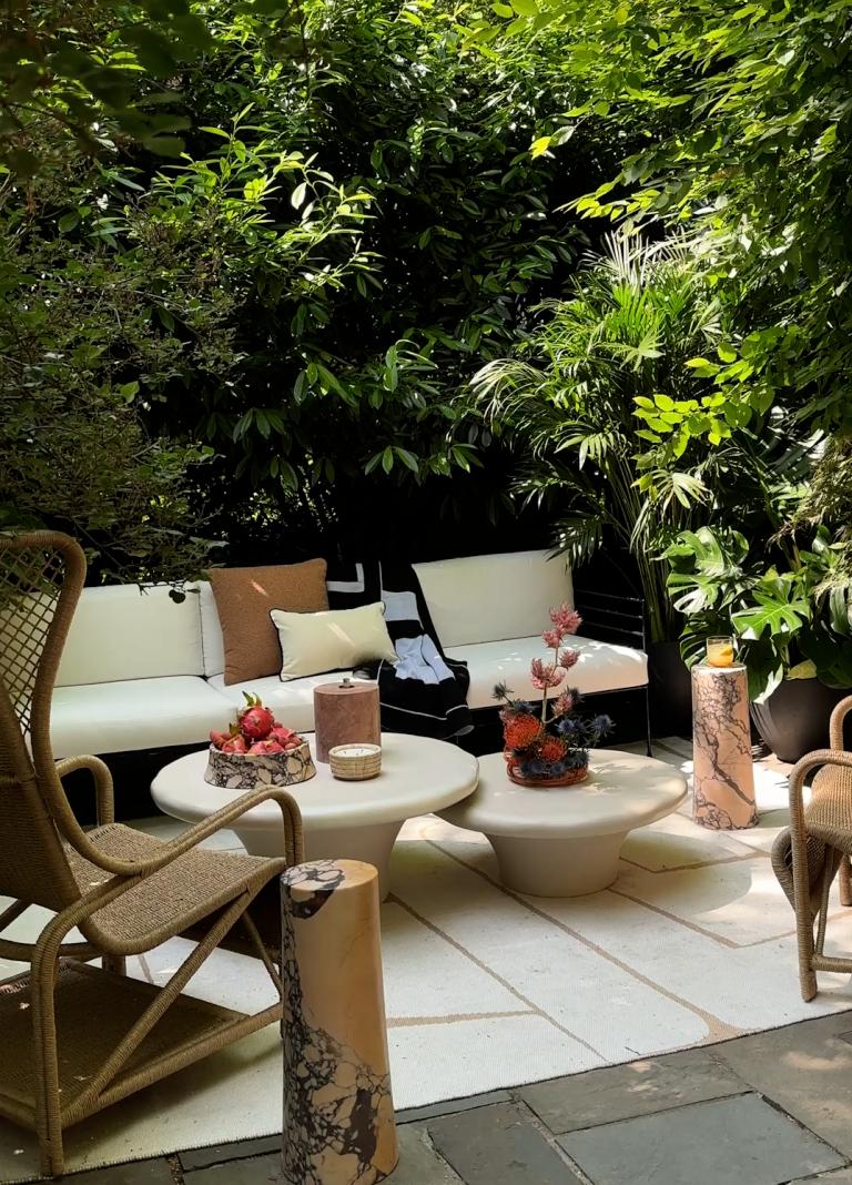 Outdoor Small Spaces With Emrata | CB2