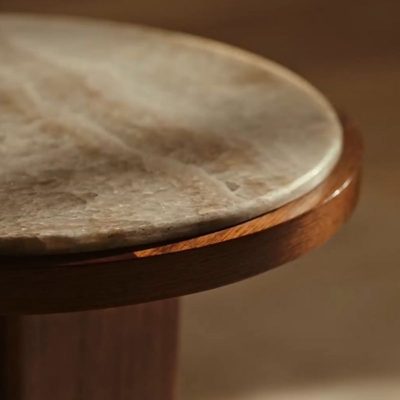 Play Rio 19" Onyx and Walnut Side Table - video 1 of 1