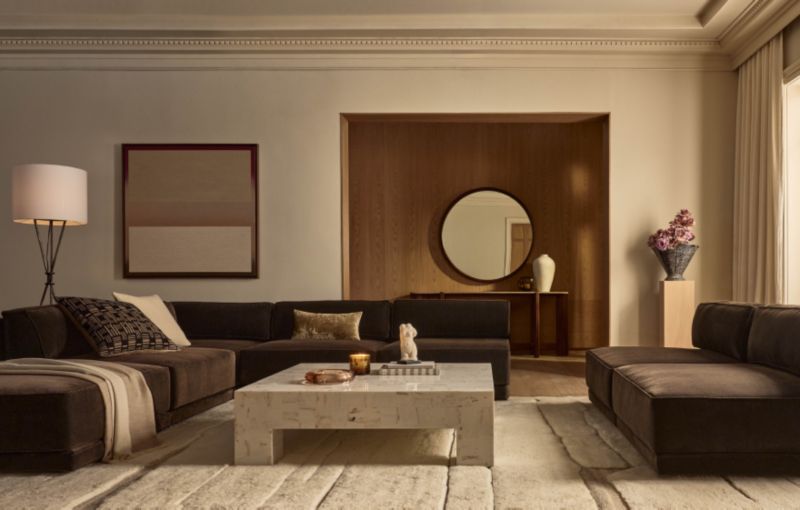 Andes Black Ebonized Oak Wood Queen Bed