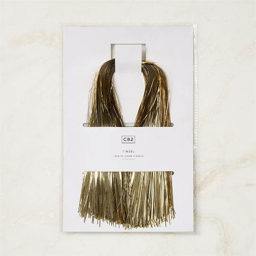 1000-Piece Gold Tree Tinsel