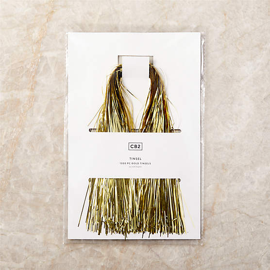 1000-Piece Gold Tree Tinsel