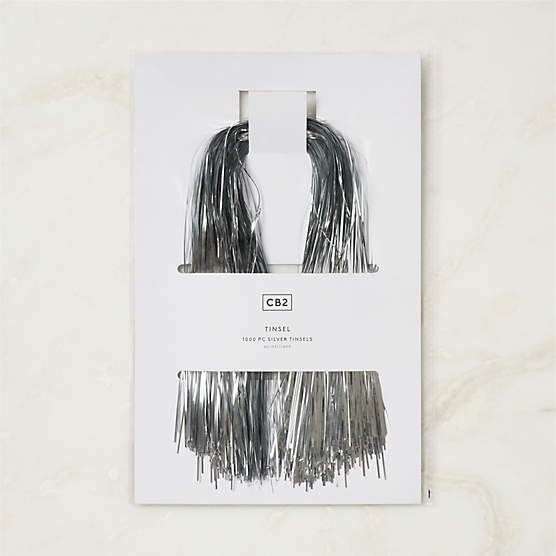 1000-Piece Silver Tree Tinsel