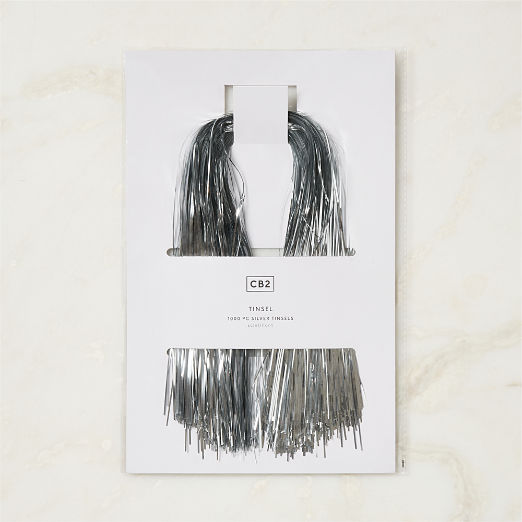 1000-Piece Silver Tree Tinsel