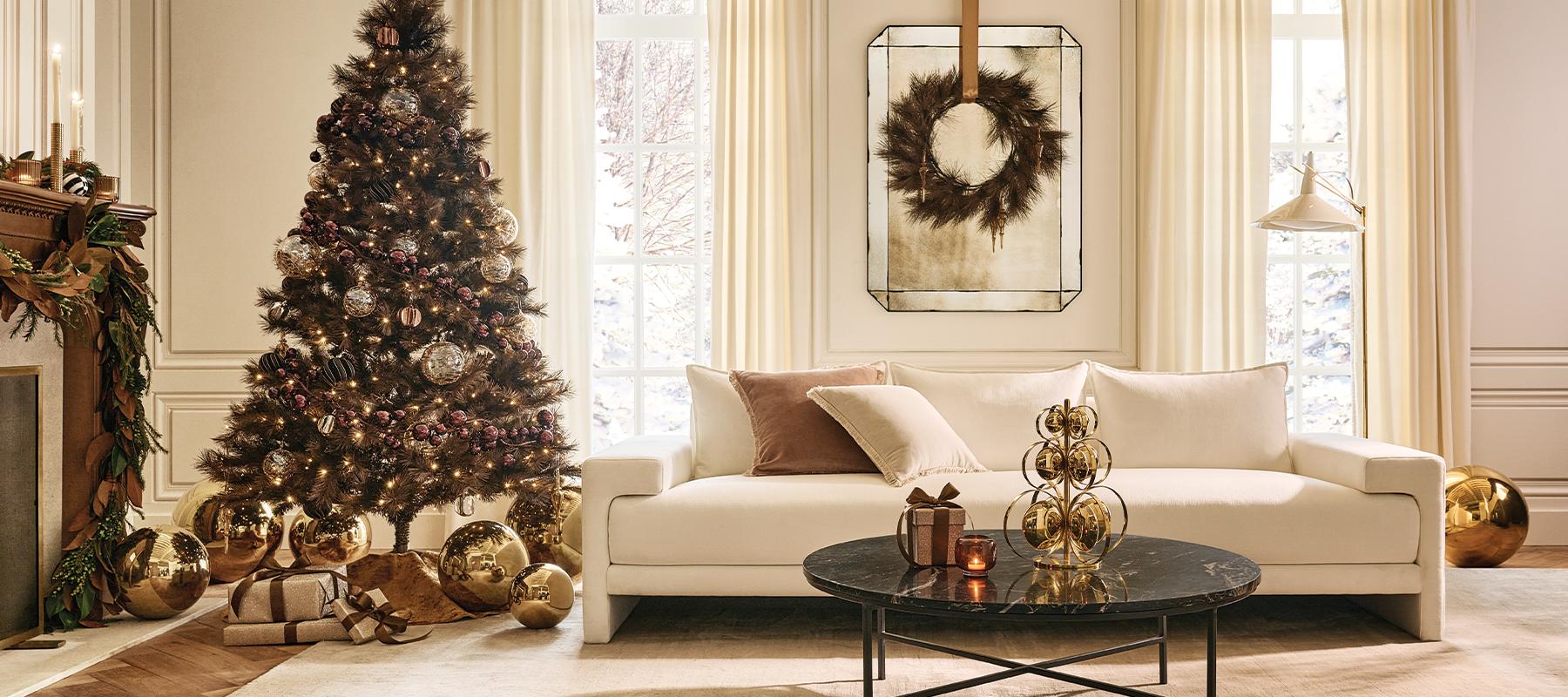 Modern Christmas Decorations | CB2