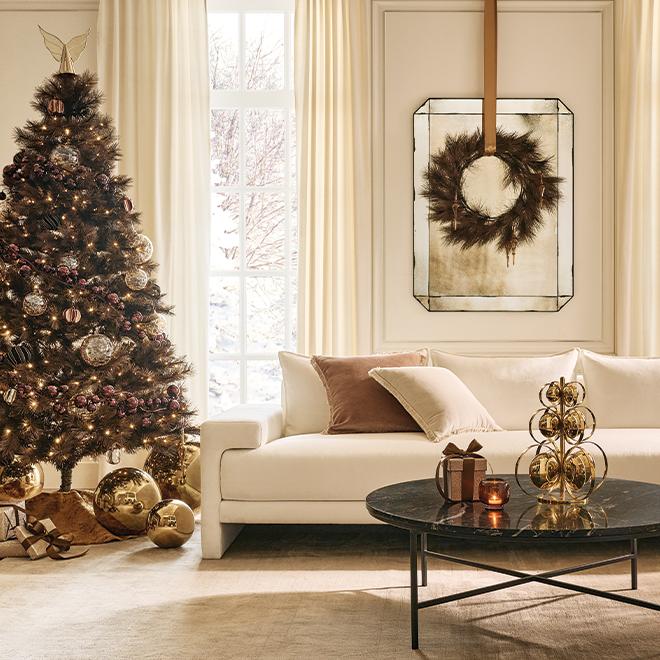 Modern Holiday Decor Christmas Decorations Thanksgiving More CB2