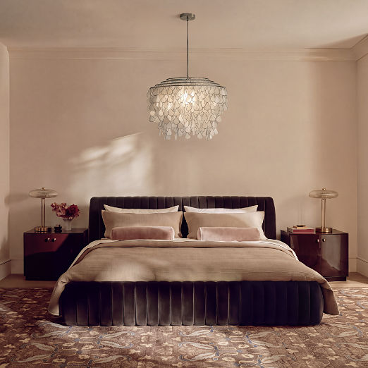 Teardrops Capiz Chandelier