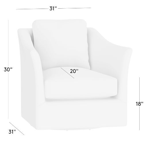 Bristol Upholstered Swivel Chair