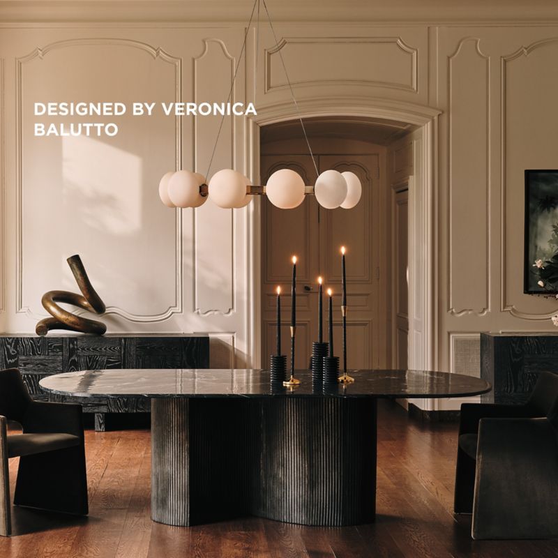 Play Curie Polished Champagne Chandelier - video 1 of 1