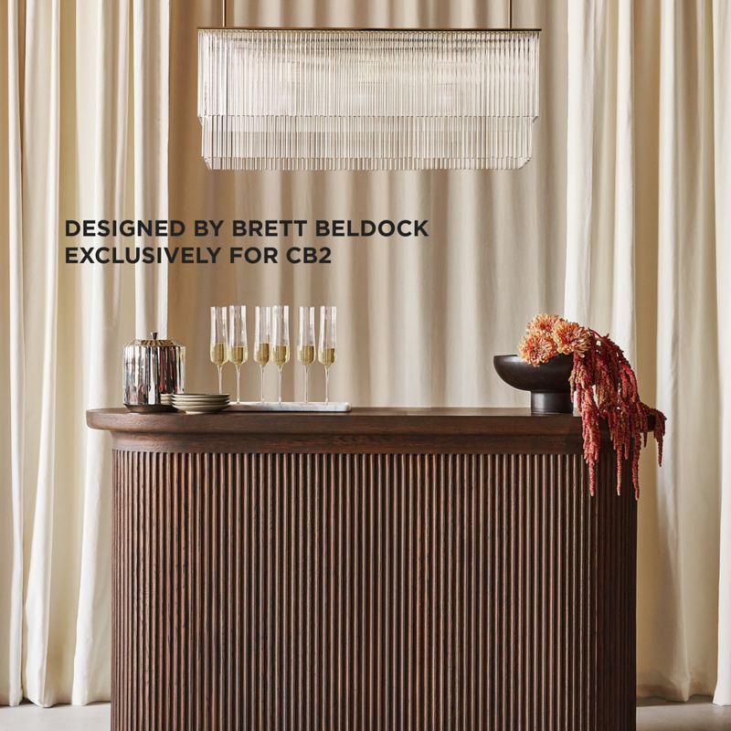 Play Stellar 2-Tier Glass Chandelier Light - video 1 of 1