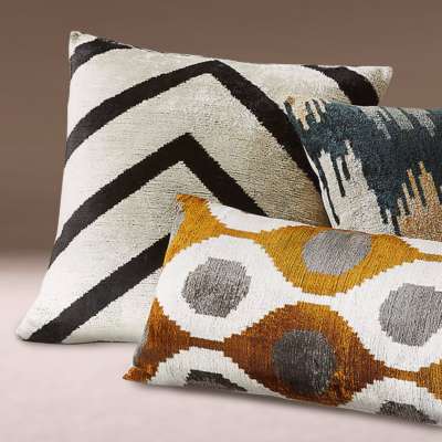 Black And White Modern Throw Pillow