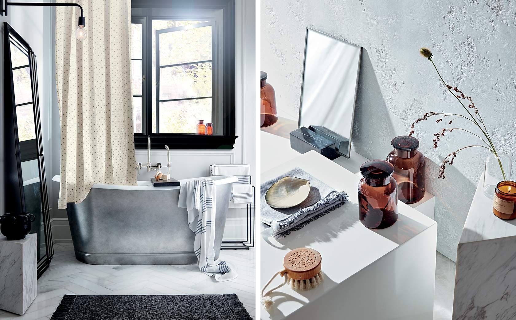 Modern Bathroom Decor and Bed Linens | CB2