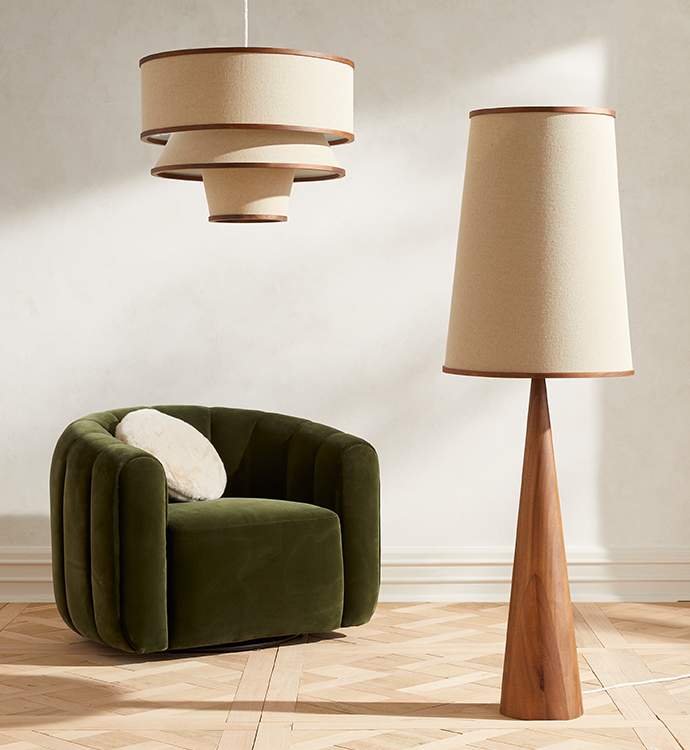 Modern Lighting Lamps And Light, Can You Use A Pendant Shade On Floor Lamp