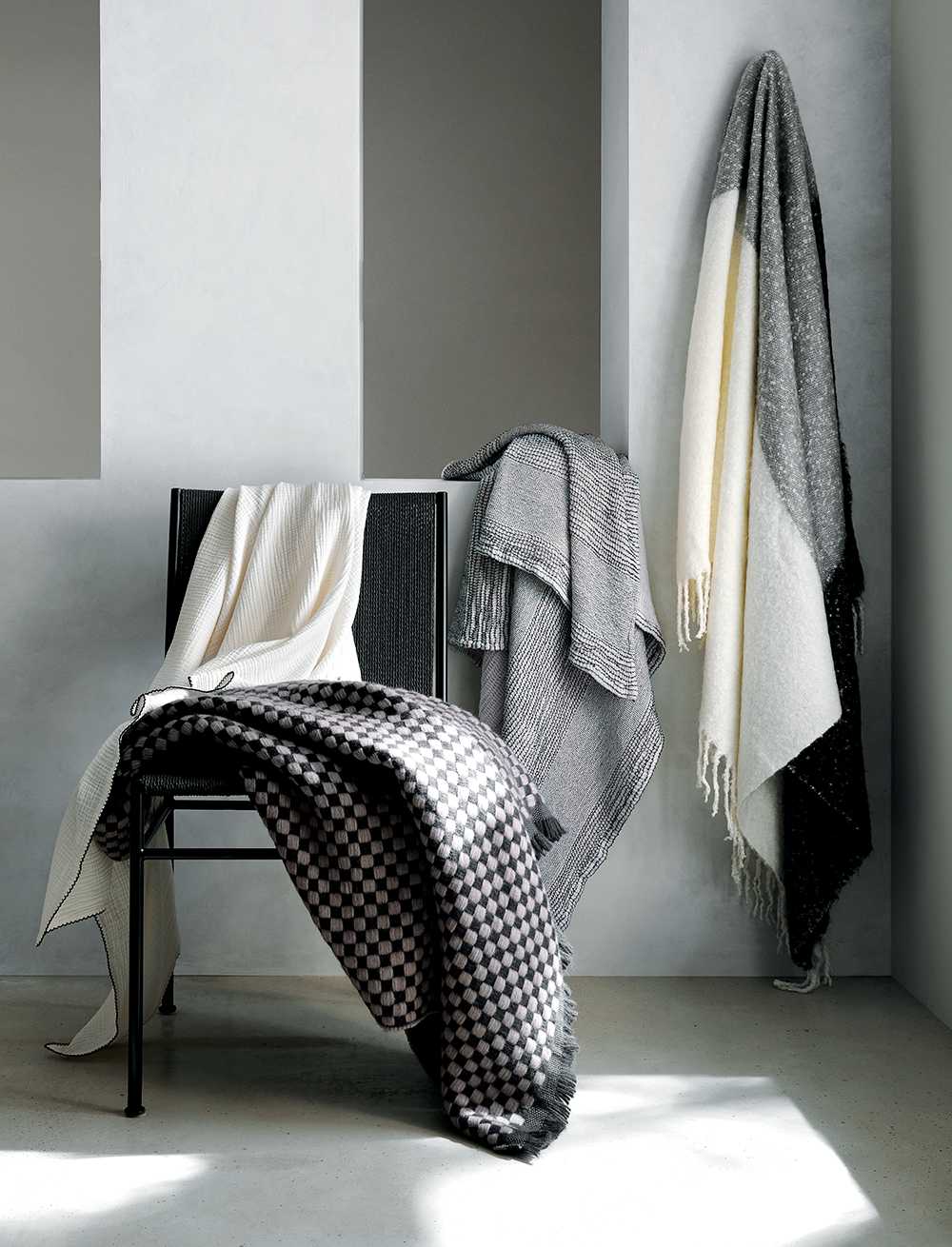 Modern Pillows + Throw Blankets CB2 Canada