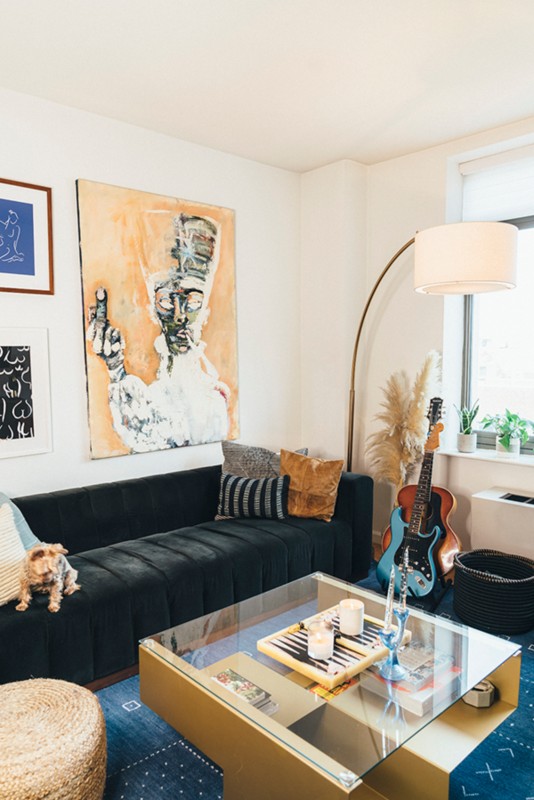 How online decorating service CB2 Interiors helped this entrepreneur couple combine styles