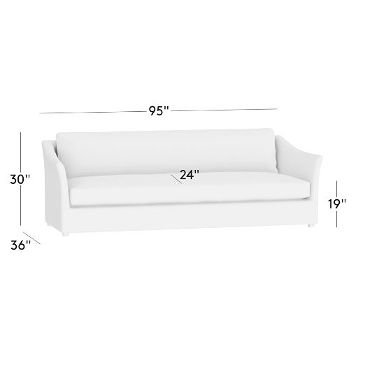 Bristol Leather Sofa (68"-95")
