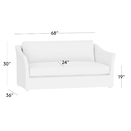 Bristol 68" Leather Sofa