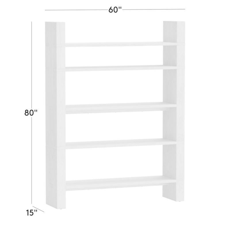 View Varri Ash Wood Tall Bookcase - image 3 of 9