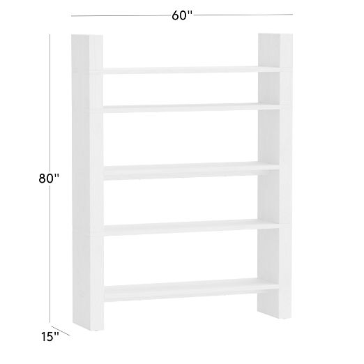 Varri Ash Wood Tall Bookcase