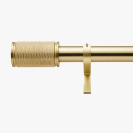 gold curtain rod modern