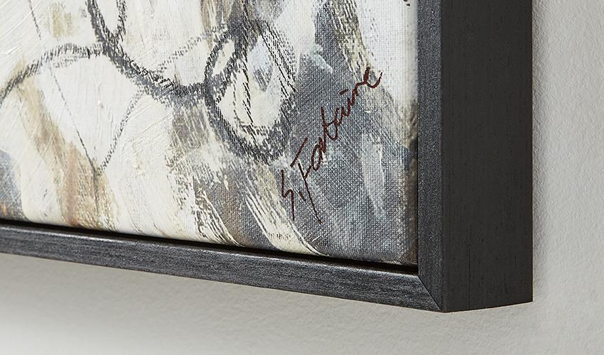 'Shimmer' Framed Wall Art 28"X66"