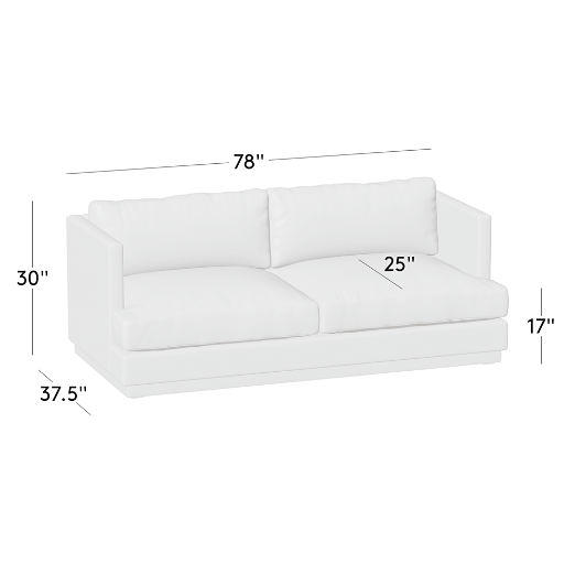 Seneca Leather Sofa (78"-103")
