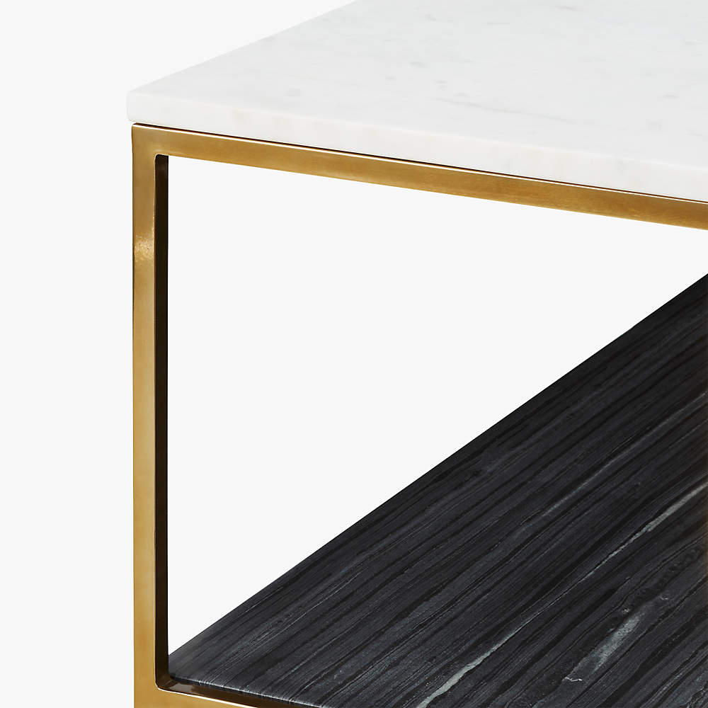 Cb2 Two Tone Marble Coffee Table / Fashion Look Featuring Cb2 Coffee