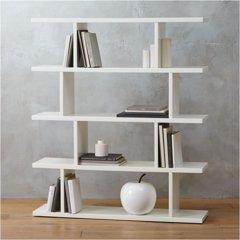 3 14 Modern White Bookcase Reviews Cb2